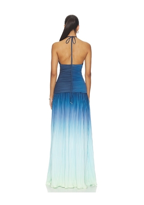 Mayle Vasquez Sirena Dress in Blue. Size XS. Also in S, M.