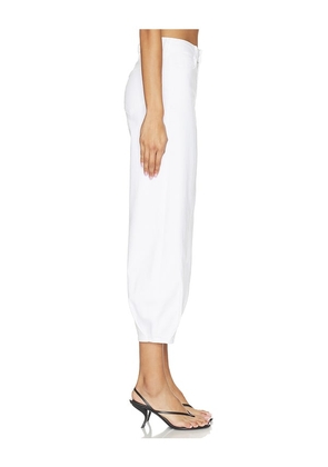 L'AGENCE Krista Tapered Leg Pant in White. Size 24. Also in 25, 26.