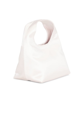 Loeffler Randall Kenzie Mini Bucket Clutch in Ivory.