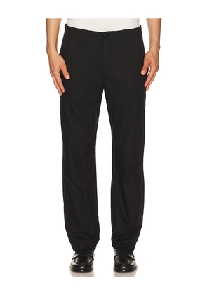 onia Poplin Traveler Pant in Black. Size 30. Also in 32, 34, 36.