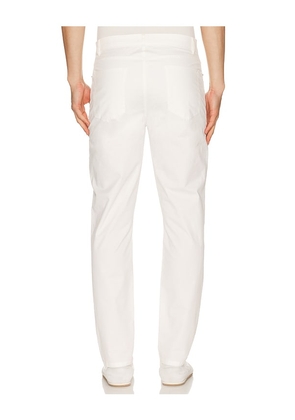 onia Linen Denim 5 Pocket Pant in Cream. Size 30. Also in 32, 34, 36.