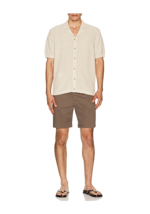 onia Silk Linen Camp Shirt in Neutral. Size S. Also in L, M, XL/1X.