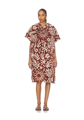 Slowtide Sunny Poncho in Brown. Size S-M. Also in .