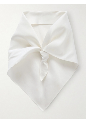 Calvin Klein Collection - Satin Scarf - Off-white - One size