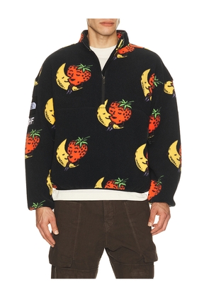 The North Face x Sky High Farm Fleece 1/2 Zip in Black. Size S. Also in M, L, XL/1X, XXL/2X.