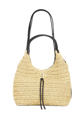 Rebecca Minkoff Darren Carrysome Satchel Bag in Tan.