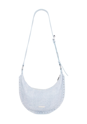 Rebecca Minkoff Darren Small Crescent Xbody in Blue.