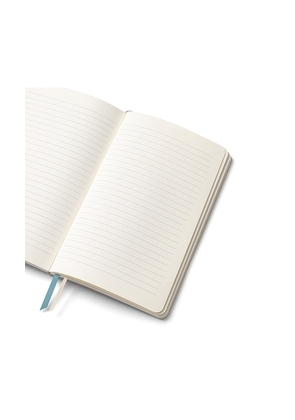 Papier Work in Progress Faux Leather Softcover Notebook in Blue.