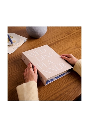 Papier Wedding Planner Binder Folio in Beige.