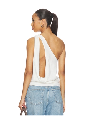 Rohe Sculptural Knitted Top in White. Size 34. Also in 36, 38, 40, 42.