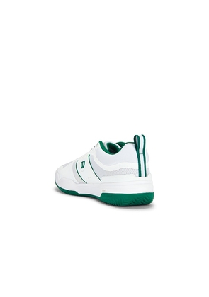 Wilson Pickle Pro Pickleball Shoe in White,Green. Size 8. Also in 9, 10, 11, 12, 13.