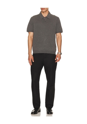 Theory Light Bilen Soris Polo in Charcoal. Size S. Also in M, XL/1X, XXL/2X.