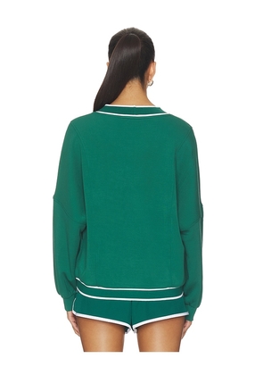 Varley Decker Off Court Cardigan in Green. Size XS. Also in S, M, XL.