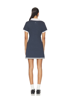 Varley Valentina Court Dress in Navy. Size XS. Also in M.
