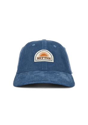 Rhythm Awake Cord Cap in Blue.