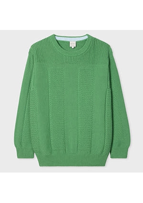 Paul Smith Green Cotton Fisherman Sweater