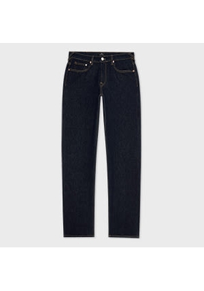 PS Paul Smith Relaxed Tapered-Fit Rinse Wash 'Organic Vintage Stretch' Jeans Blue