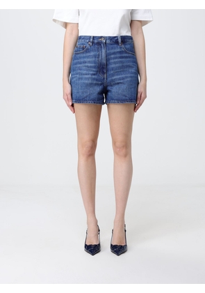 Shorts VALENTINO Woman color Denim