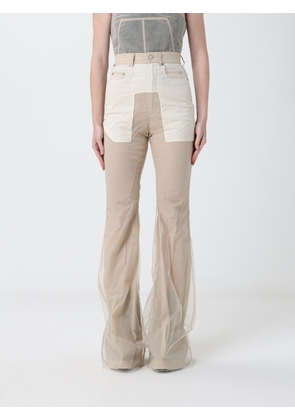 Pants RICK OWENS Woman color Beige