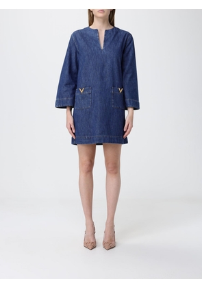 Dress VALENTINO Woman color Denim