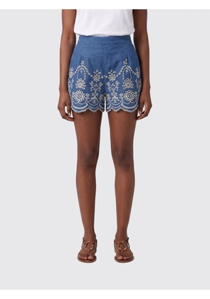 Shorts MC2 SAINT BARTH Woman color Gnawed Blue