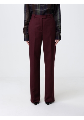 Pants THE FRANKIE SHOP Woman color Burgundy