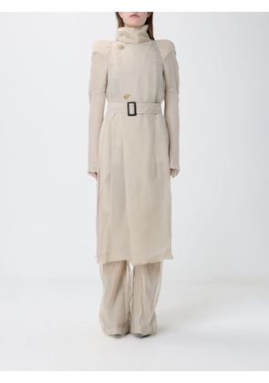 Coat RICK OWENS Woman color Beige