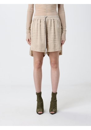 Shorts RICK OWENS Woman color Beige