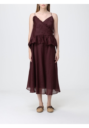 Dress MEIMEIJ Woman color Wine