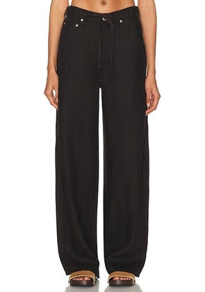 Citizens of Humanity Brynn Drawstring Trouser in Chocolate - Brown. Size 23 (also in 24, 25, 26, 27, 28, 29, 31).