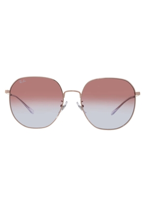 Ray Ban Violet Gradient Irregular Unisex Sunglasses RB3680D 9202I8 60