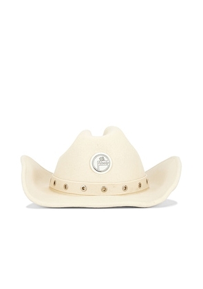 Fusalp Cowboy Hat in Neige - Cream. Size all.