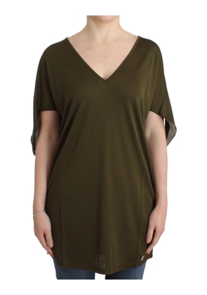 John Galliano Green shortsleeved blouse top - M