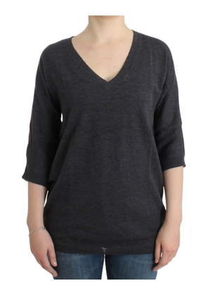 Costume National Gray short sleeved sweater - L