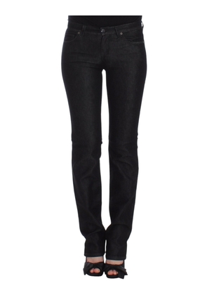 Ermanno Scervino Black Slim Jeans Denim Pants Skinny Leg Stretch - W26