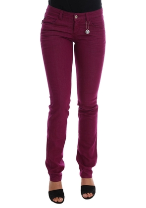 Costume National Purple Cotton Stretch Slim Denim Jeans - W30