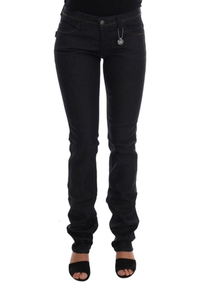 Costume National Blue Cotton Stretch Slim Fit Jeans - W28