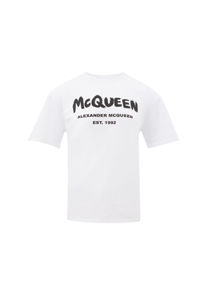 Alexander McQueen White Cotton T-Shirt - 36