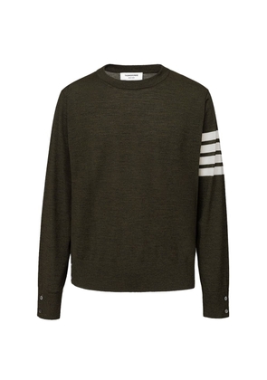 Thom Browne Green Wool Sweatshirt - XXS
