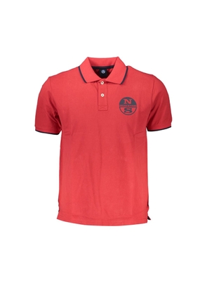 North Sails Rosso Cotton Men Polo - M