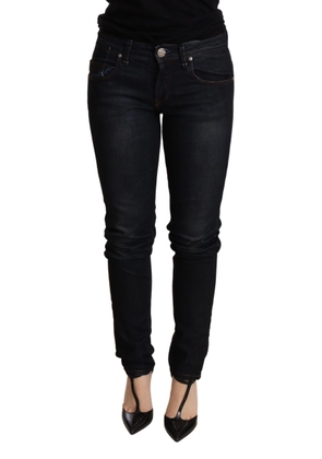 Acht Blue Washed Low Waist Skinny Denim Trouser - W27
