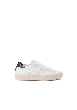 P448 White Leather Athletic Sneakers - EU36/US6