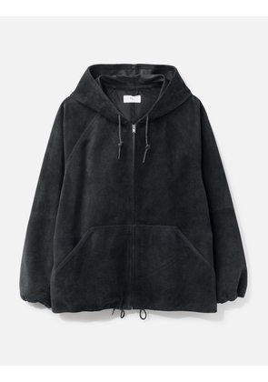 Goat Suede Hooded Jacket