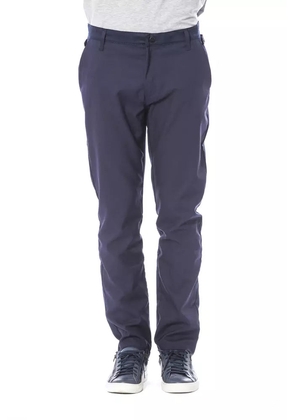 Verri Blue Polyester Men Pant - W32