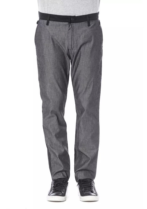 Verri Black Cotton Men's Pant - W40