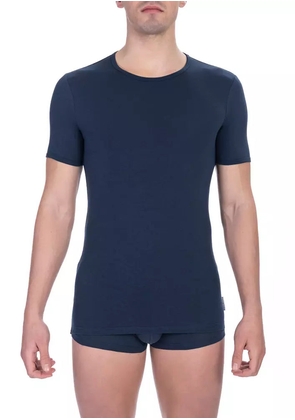 Bikkembergs Blue Cotton Men's T-Shirt - L