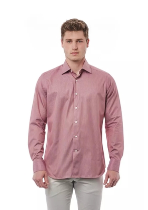 Bagutta Red Cotton Men Shirt - L