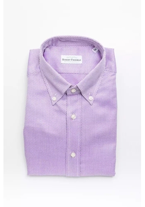 Robert Friedman Multicolor Cotton Men Shirt - L