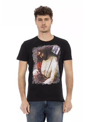 Trussardi Action Black Cotton Men's T-Shirt - L