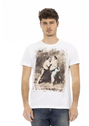 Trussardi Action White Cotton Men's T-Shirt - L